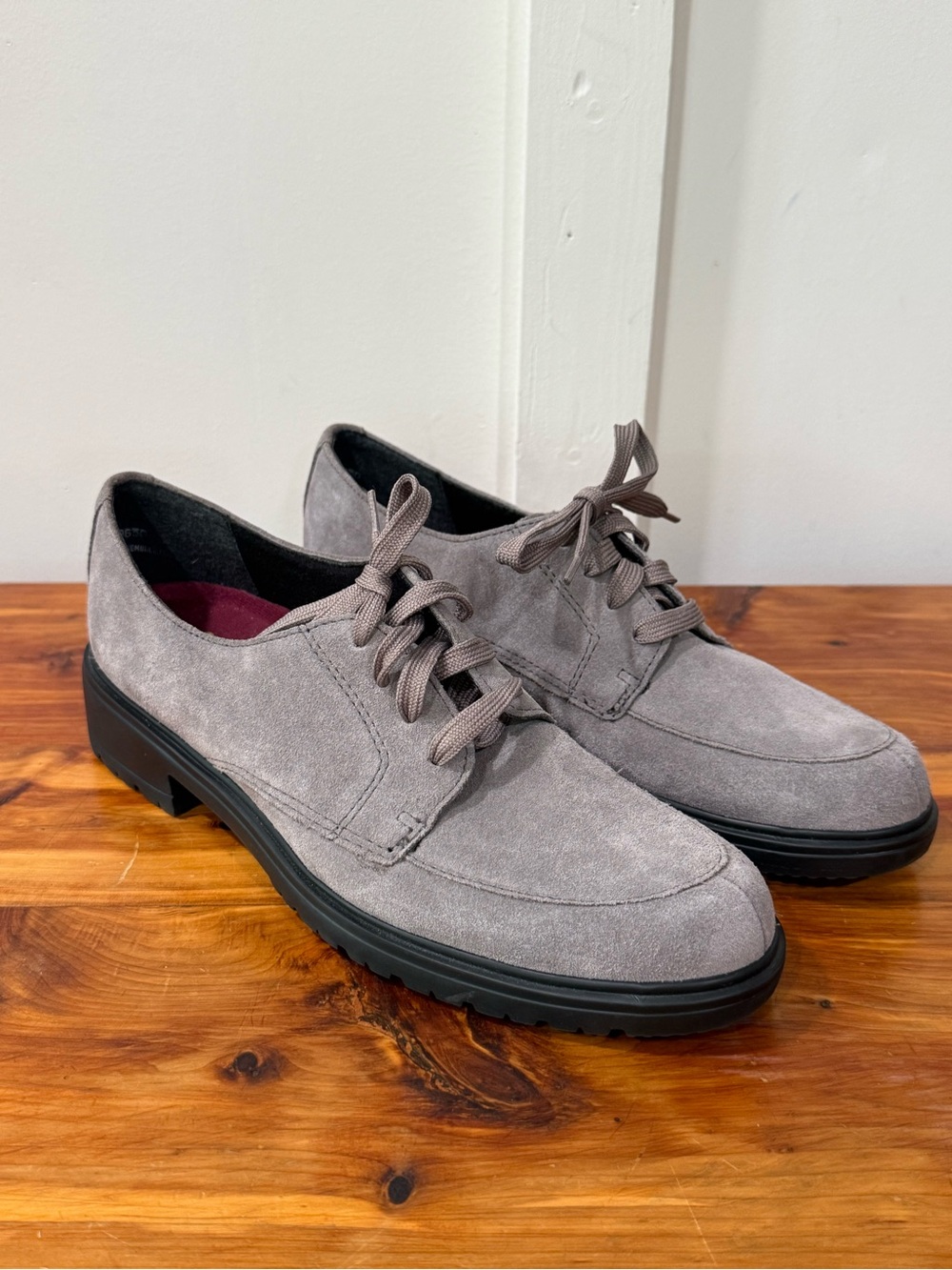 NWOT Munro Veranda Leather Derby Lace-Up Shoes
